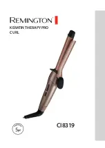 Preview for 1 page of Remington KERATIN THERAPY PRO CURL CI8319 Manual