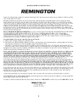 Preview for 58 page of Remington Limb-N-Trim Operator'S Manual