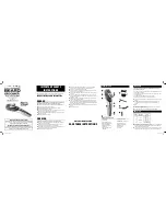 Предварительный просмотр 1 страницы Remington MB-350 Use & Care Manual