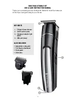 Предварительный просмотр 4 страницы Remington MB4115AU Use & Care Manual