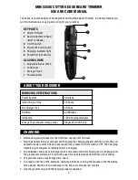 Предварительный просмотр 3 страницы Remington MB6025AU Use & Care Manual