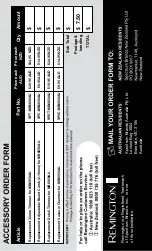 Preview for 8 page of Remington MB6850AU Use & Care Manual