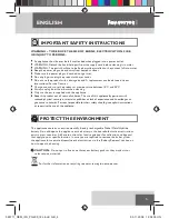 Preview for 7 page of Remington MB975KOS User Manual