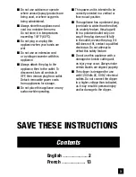 Preview for 3 page of Remington MicroScreen 100 Use And Care Manual