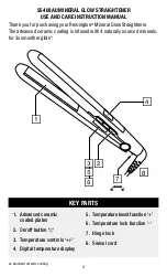 Preview for 4 page of Remington MINERAL GLOW S5408AU Use & Care Manual