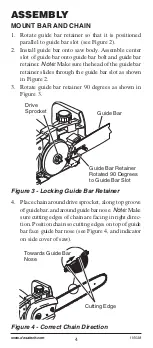 Предварительный просмотр 4 страницы Remington MODSAW Mounting, Tensioning, And Maintenance Instructions