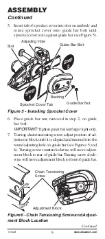 Preview for 5 page of Remington MODSAW Mounting, Tensioning, And Maintenance Instructions