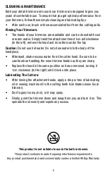 Preview for 6 page of Remington NE118AU Use & Care Manual
