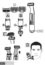 Предварительный просмотр 2 страницы Remington Omniblade HG1000 Manual