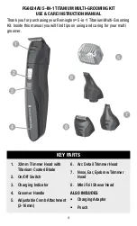 Preview for 4 page of Remington PG6024AU Quick Start Manual