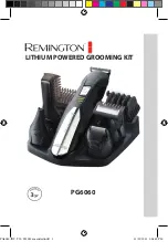 Remington PG6060 Manual preview