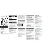 Remington PG6100 Series Use And Care Manual preview