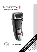 Предварительный просмотр 1 страницы Remington Pivot & Flex F5800 Manual