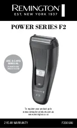 Preview for 1 page of Remington POWER F2 SERIES Manual