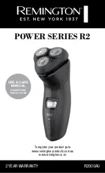 Предварительный просмотр 1 страницы Remington Power R2000AU Use & Care Manual