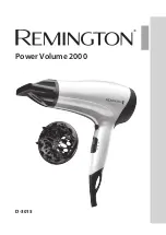 Предварительный просмотр 1 страницы Remington Power Volume 2000 Manual