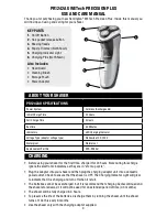 Предварительный просмотр 3 страницы Remington PR1242AU Use & Care Manual