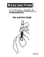 Preview for 1 page of Remington Precision MPT-2000 Use And Care Manual