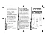 Preview for 1 page of Remington Precision NE-1 Use & Care Manual