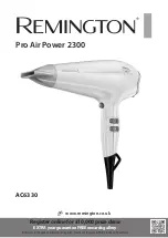 Remington Pro Air Power 2300 Manual предпросмотр