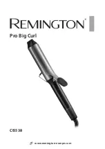 Remington Pro Big Curl  CI5538 Manual preview