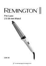 Remington PRO-Luxe 25-38mm Wand CI91X1 User Manual preview