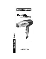 Remington ProAir ID-2002 Use & Care Manual preview