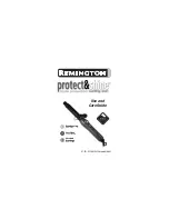 Remington Protect & Shine CI-100i Use And Care Manual preview