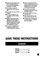 Preview for 3 page of Remington R-510 Use And Care Manual