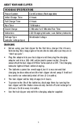 Preview for 5 page of Remington RAPID CUT TURBO HC4300AU Use & Care Manual