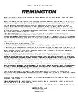 Предварительный просмотр 88 страницы Remington Rebel RM4214 Operator'S Manual