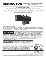 Preview for 14 page of Remington REM-125V-GFA-B User'S Manual & Operating Instructions