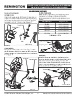 Preview for 9 page of Remington REM-140T-KFA-O User'S Manual & Operating Instructions