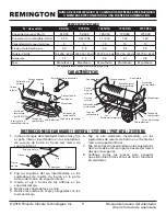 Предварительный просмотр 19 страницы Remington REM-140T-KFA-O User'S Manual & Operating Instructions