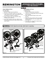 Preview for 8 page of Remington REM-16-TTC-B User Manual