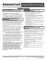 Preview for 19 page of Remington REM-16-TTC-B User Manual