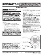 Preview for 27 page of Remington REM-16-TTC-B User Manual