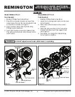 Preview for 8 page of Remington REM-16-TTC-O User'S Manual & Operating Instructions
