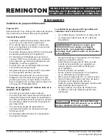 Предварительный просмотр 26 страницы Remington REM-16-TTC-O User'S Manual & Operating Instructions