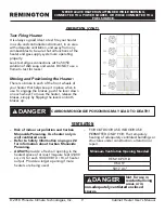 Preview for 9 page of Remington REM-18-PCH-B User Manual