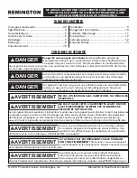 Preview for 16 page of Remington REM-18-PCH-B User Manual