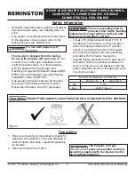 Preview for 4 page of Remington REM-200V-LPC-O User'S Manual & Operating Instructions