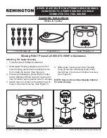 Preview for 6 page of Remington REM-200V-LPC-O User'S Manual & Operating Instructions