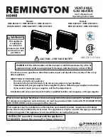 Предварительный просмотр 1 страницы Remington REM-B100LT-F User'S Manual And Operating Instructions