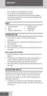 Preview for 4 page of Remington REVEAL MPT3900 Manual