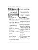 Preview for 4 page of Remington RM1215U Owner'S Manual