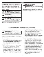 Preview for 2 page of Remington RM1645 Operator'S Manual