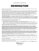 Предварительный просмотр 88 страницы Remington RM1645 Operator'S Manual