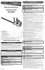 Preview for 9 page of Remington RM1823BH Operator'S Manual