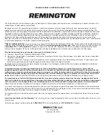 Preview for 24 page of Remington RM2520 EC Operator'S Manual